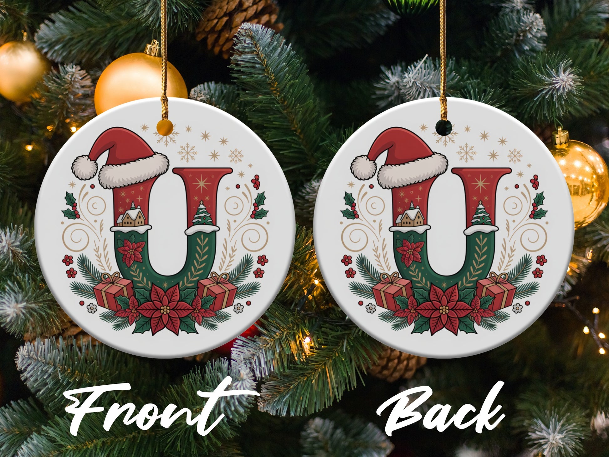 Personalized Christmas Santa Ornament product