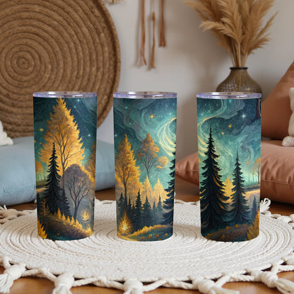 Enchanted Forest Insulated Tumbler Travel Mugs