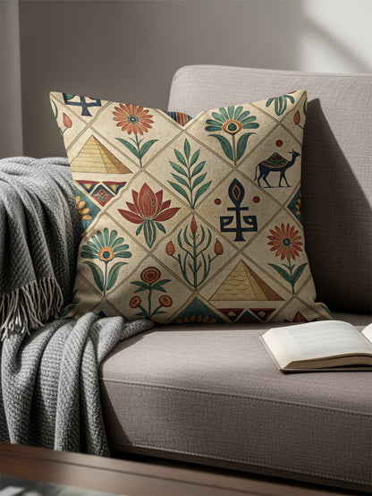 Decorative Geometric Pattern Throw Pillow for Couch