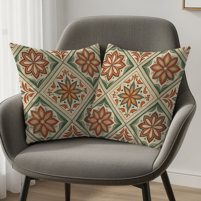 Vibrant Floral Medley Seamless Pattern Decorative Pillows & Pillow Cases - Walk Greener