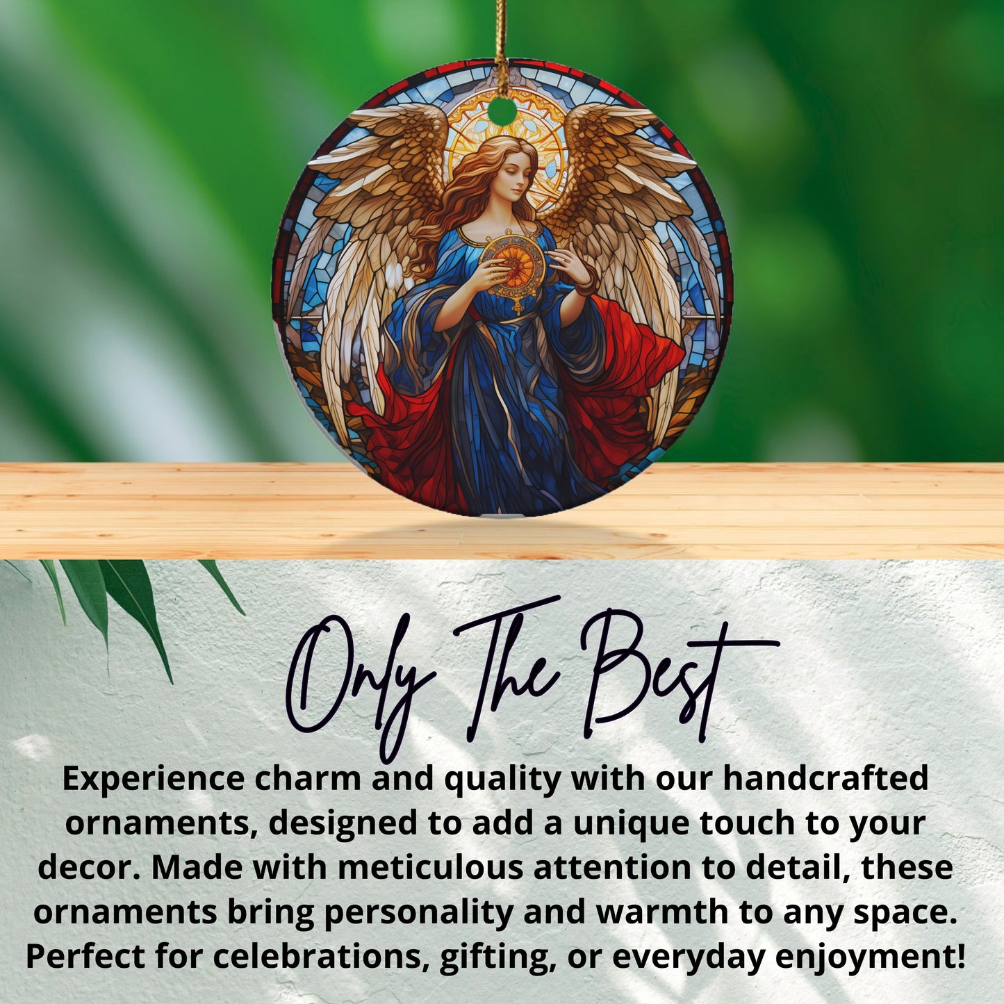 Stunning Handcrafted Angel Ornament with Detailed Design product
