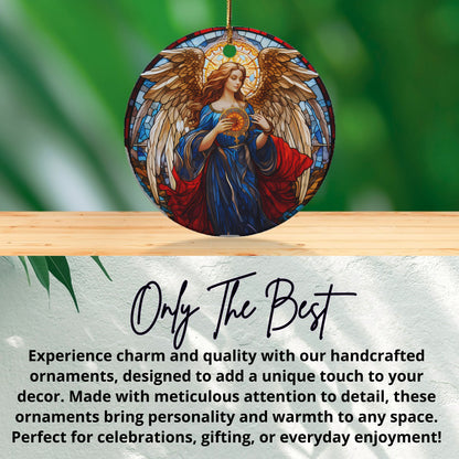 Stunning Handcrafted Angel Ornament with Detailed Design product