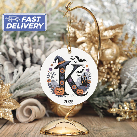 Personalized Halloween Themed 2025 Ornament product