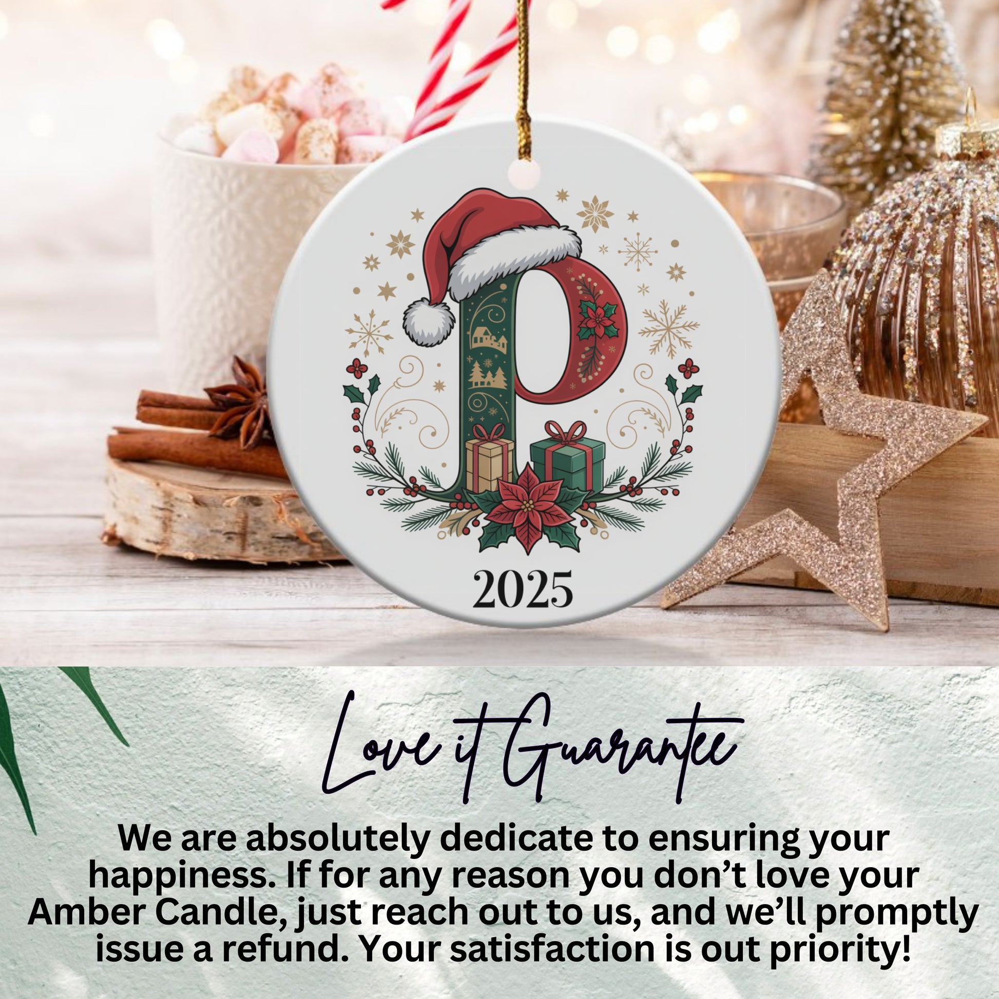 Festive Christmas Ornament 2025 Holiday Decor product type