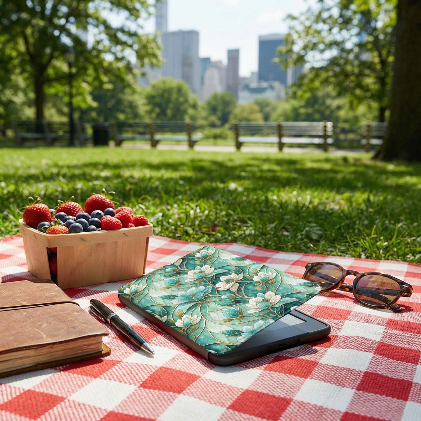 Floral Design Tablet Case Perfect for Summer Outings