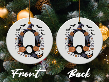 Halloween Themed Round Christmas Tree Ornament product