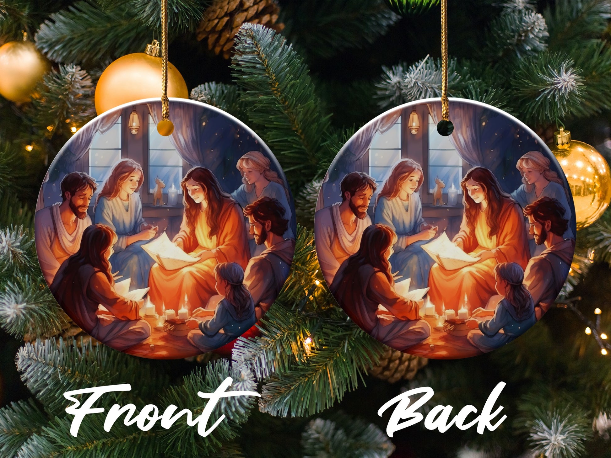 Nativity Scene Christmas Ornament product type