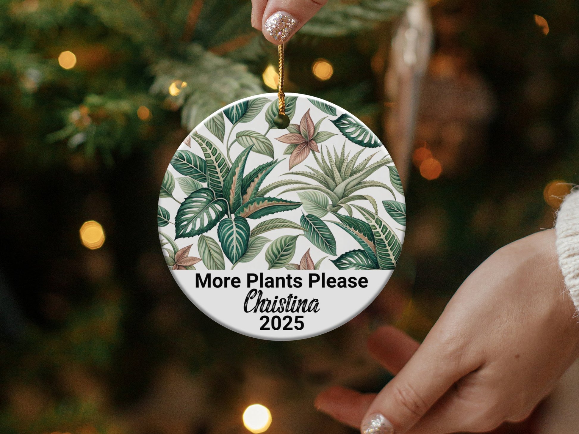 More Plants Please Christina 2025 Ornament product
