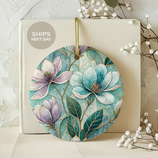 Floral Ornament with Beautiful Blossoming Flowers