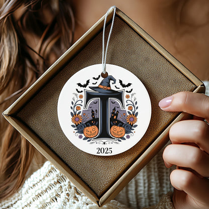 Halloween 2025 Pumpkin Witch Hat Ornament product