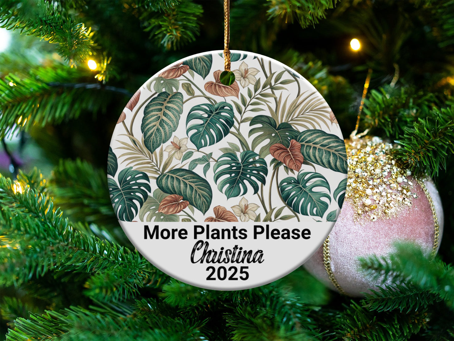 More Plants Please 2025 Christmas Ornament product type