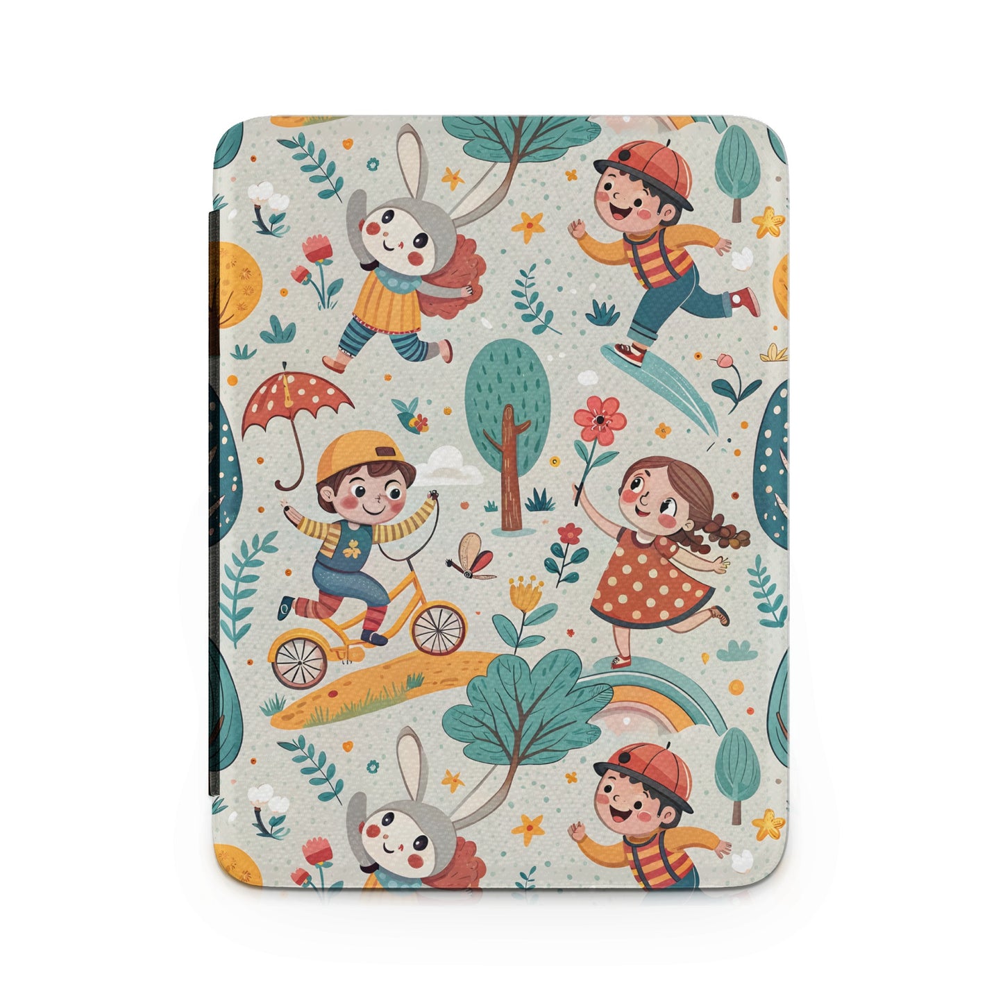 Adorable Kids Cartoon Characters Pattern design