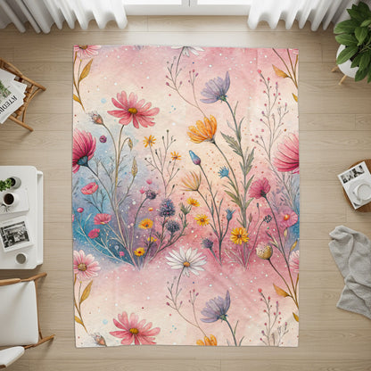 Watercolor Flower Garden Pretty Floral Pattern Seamless - Walk Greener