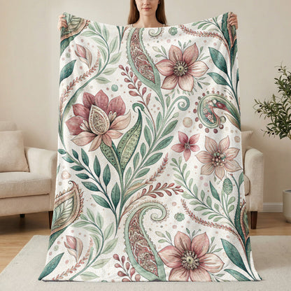 Elegant Blooms Watercolor Floral Design Pattern Style - Walk Greener