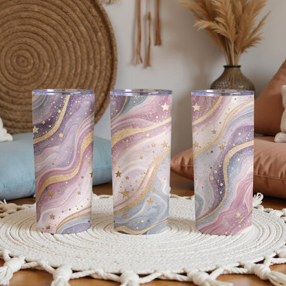 Starry Night Swirl Design Insulated Tumbler 3 Pack