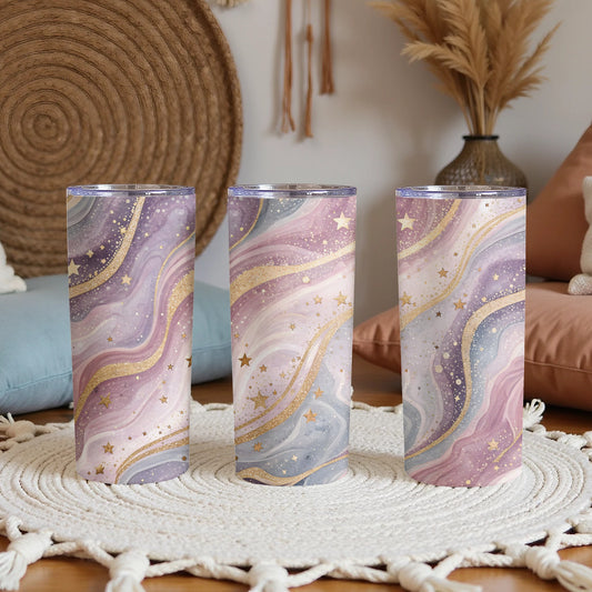 Starry Night Swirl Design Insulated Tumbler 3 Pack
