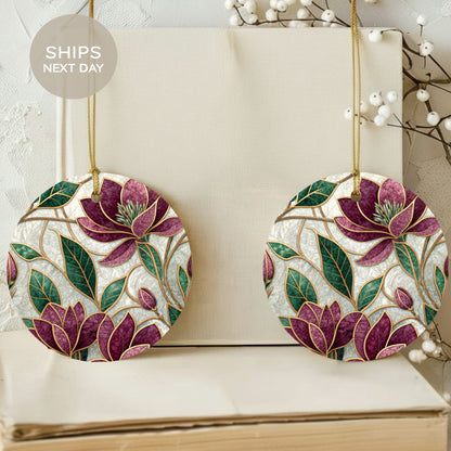 Elegant Floral Design Round Hanging Decoration Set