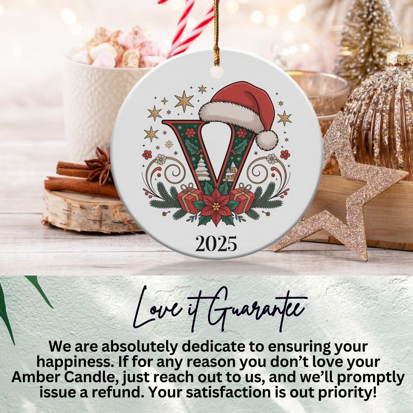Personalized 2025 Christmas Ornament Holiday product