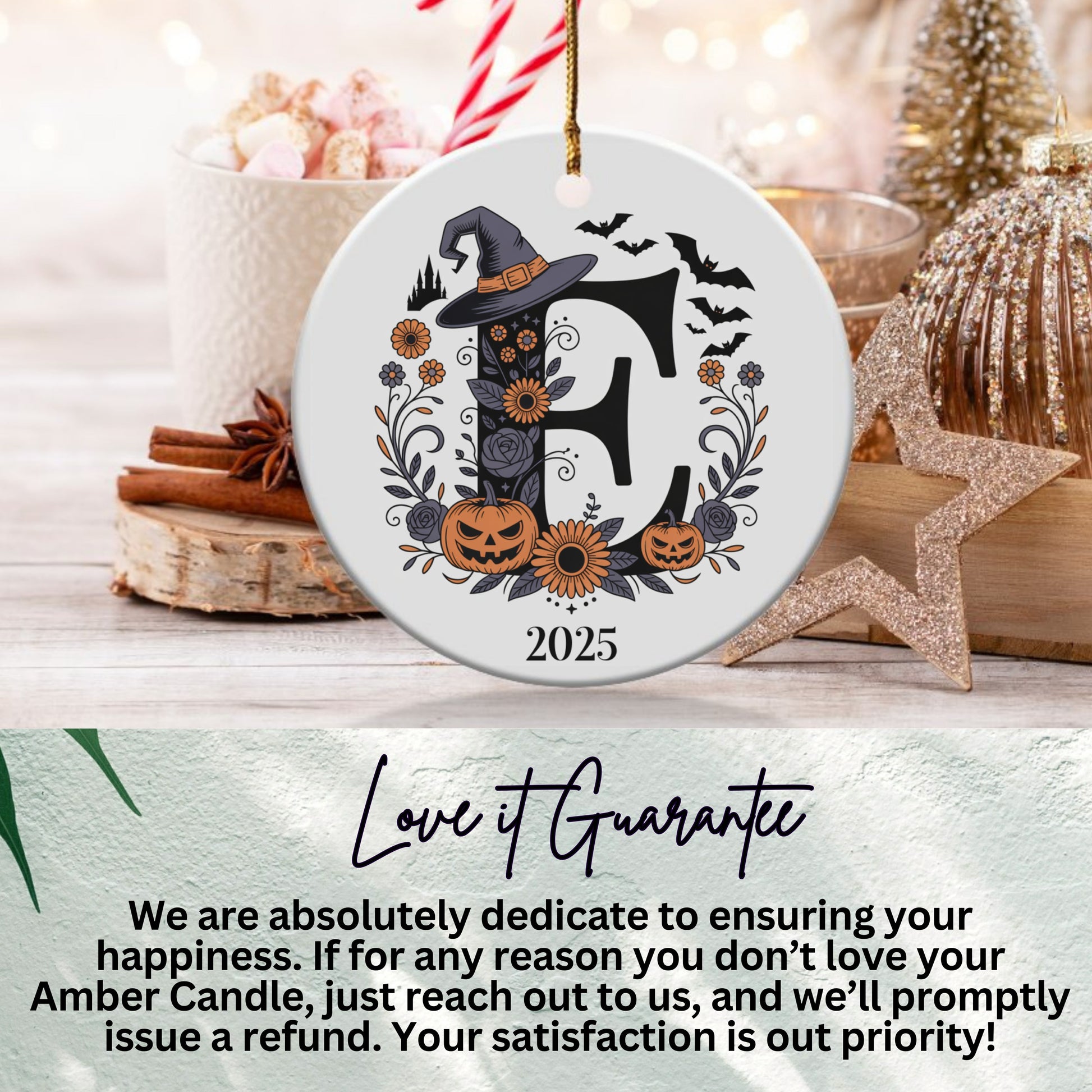 Personalized Halloween Pumpkin Ornament product