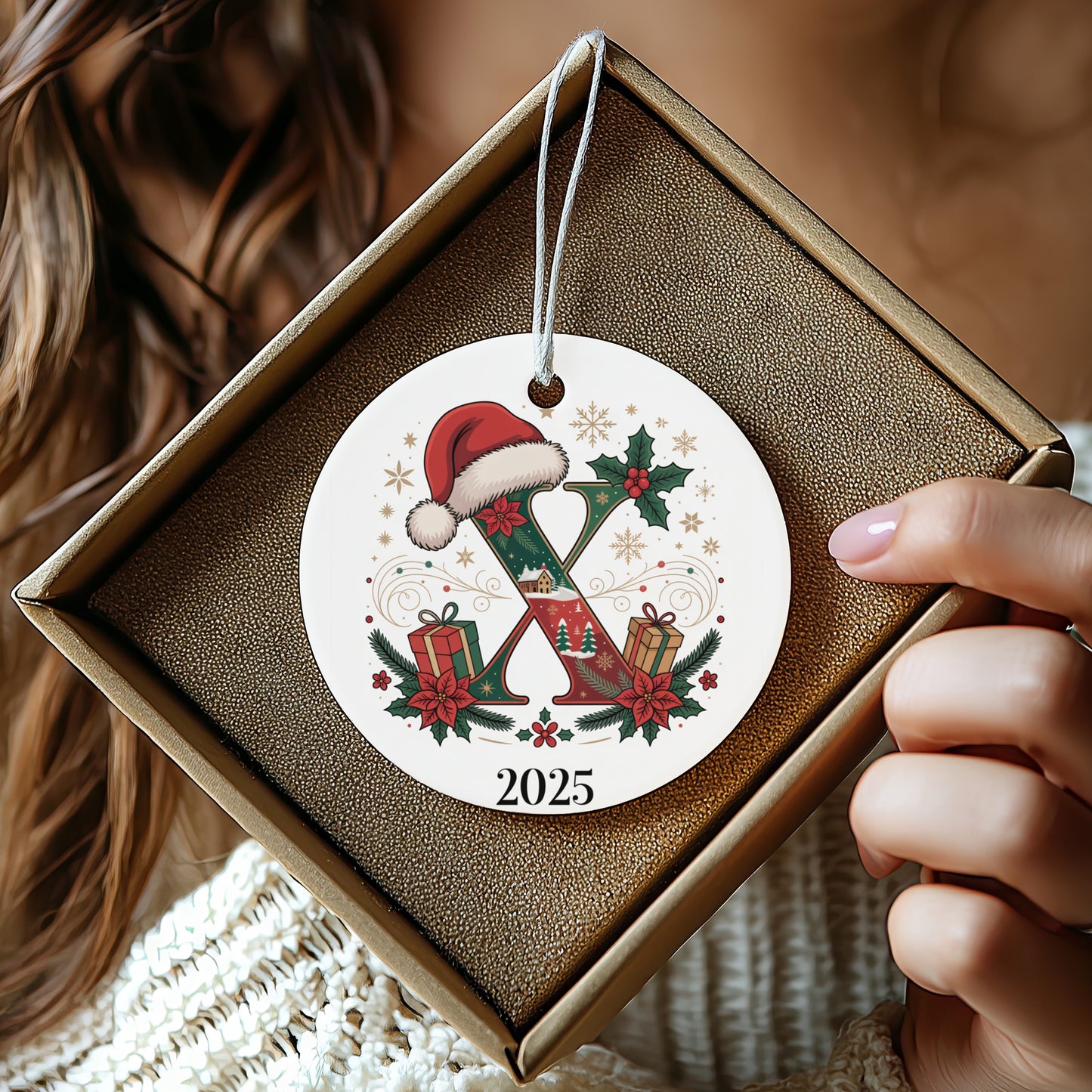 Personalized Christmas Ornament 2025 Holiday Decor product