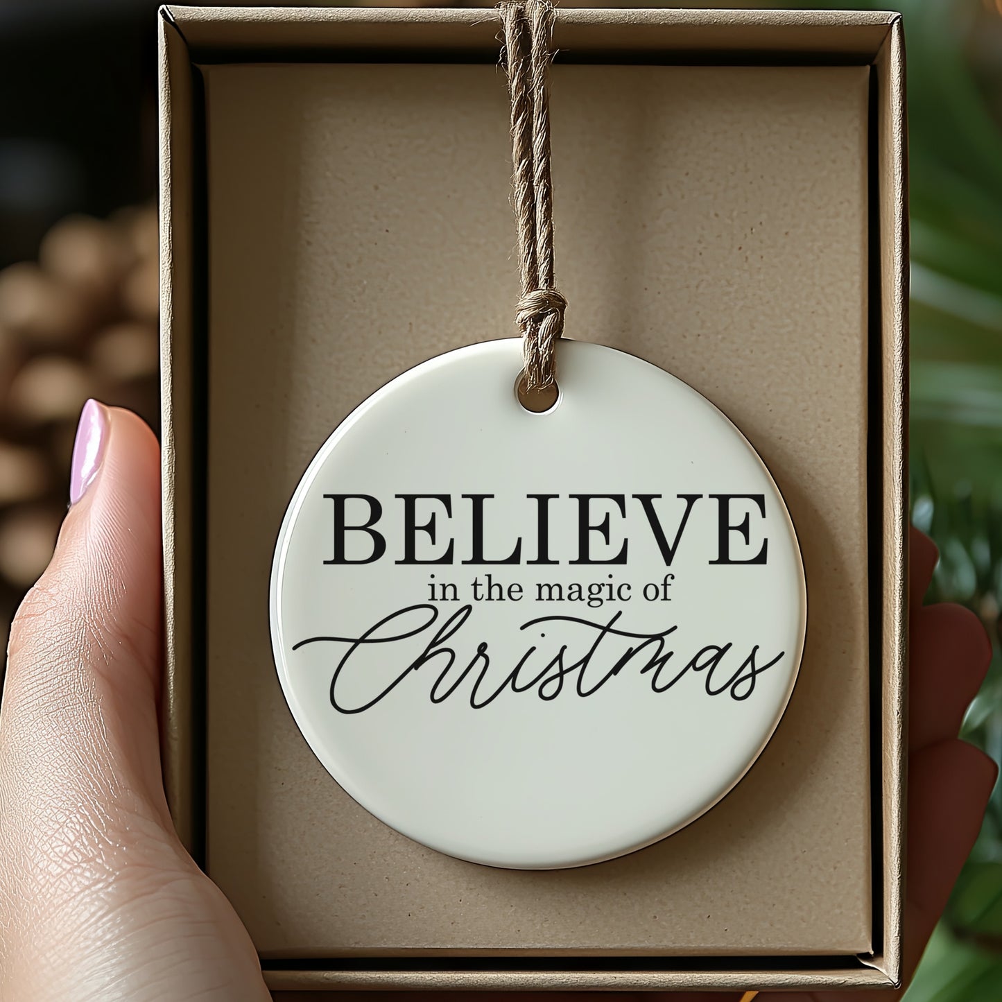 Believe in the Magic of Christmas Ornament product