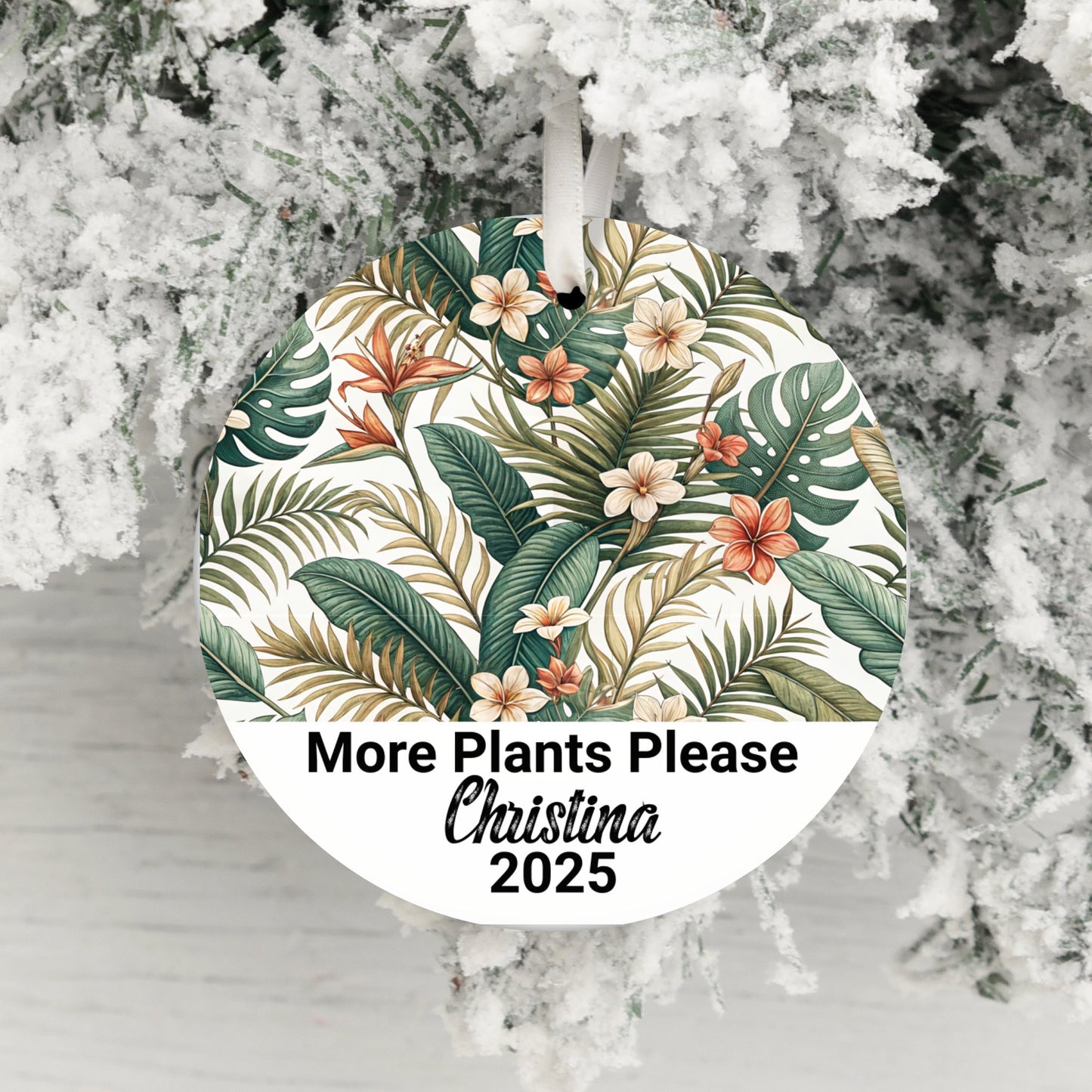 More Plants Please Christina 2025 Ornament product type