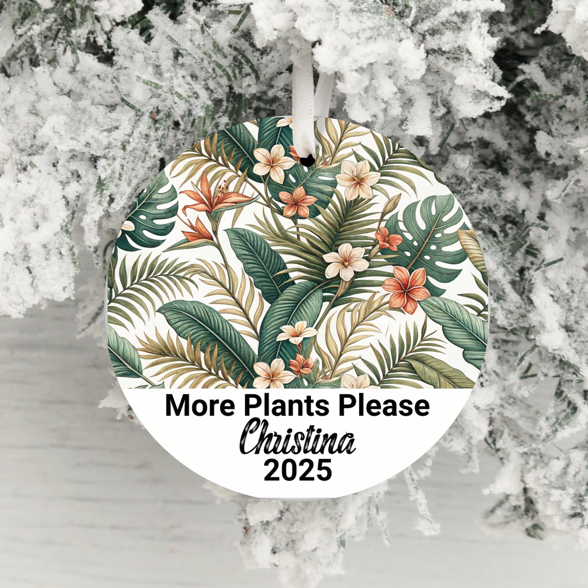 More Plants Please Christina 2025 Ornament product type