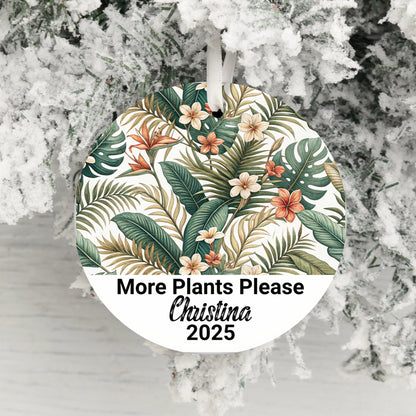 More Plants Please Christina 2025 Ornament product type
