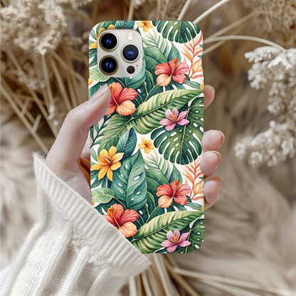 Tropical Floral Pattern iPhone Case Accessory