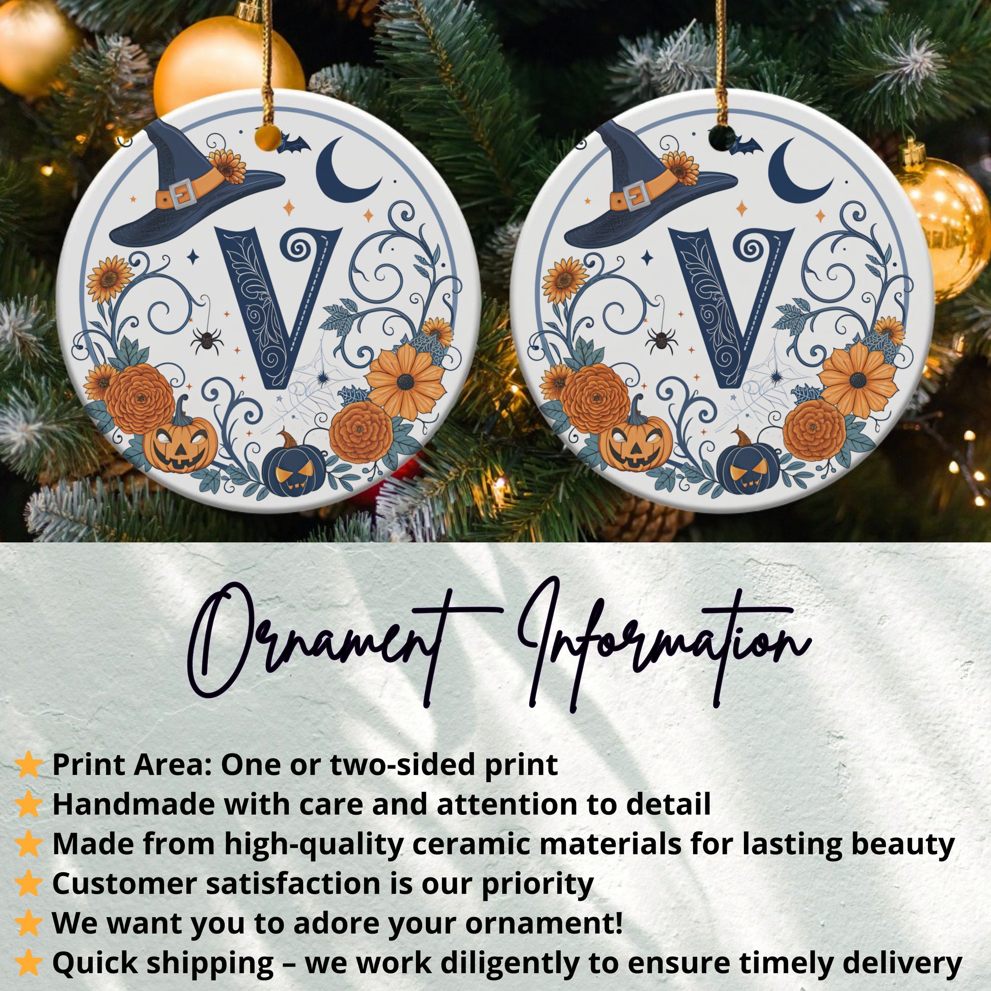 Halloween Witch Decoration V Ornament product type