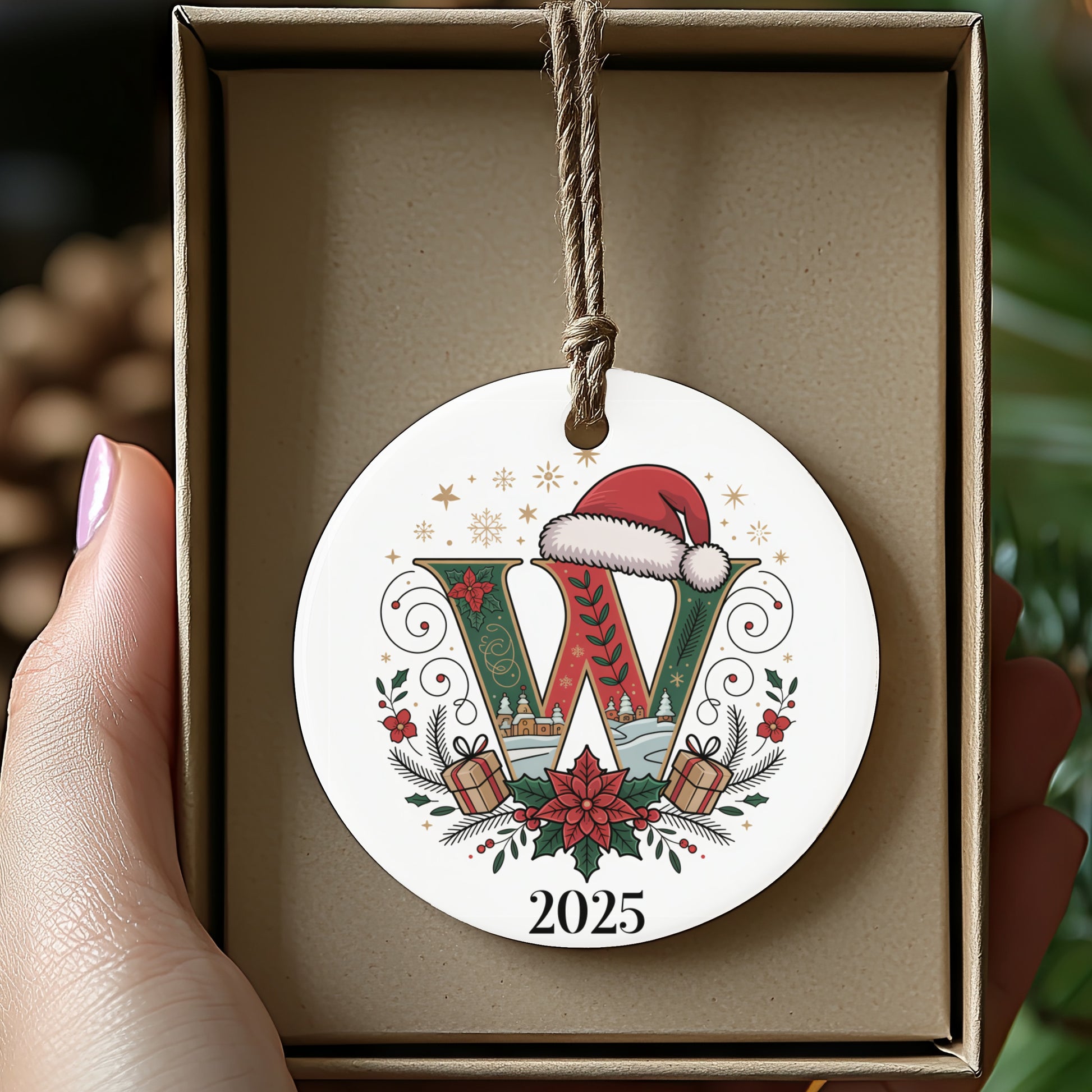 Personalized Christmas 2025 Ornament Holiday Decor product