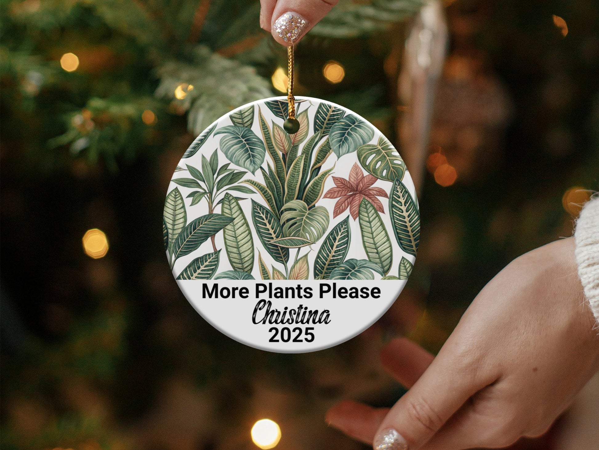 More Plants Please Christina 2025 Ornament product