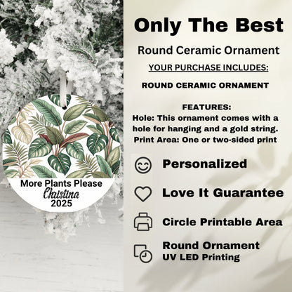 Only The Best Round Ceramic Ornament product