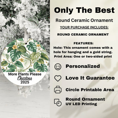 Only The Best Round Ceramic Ornament product type