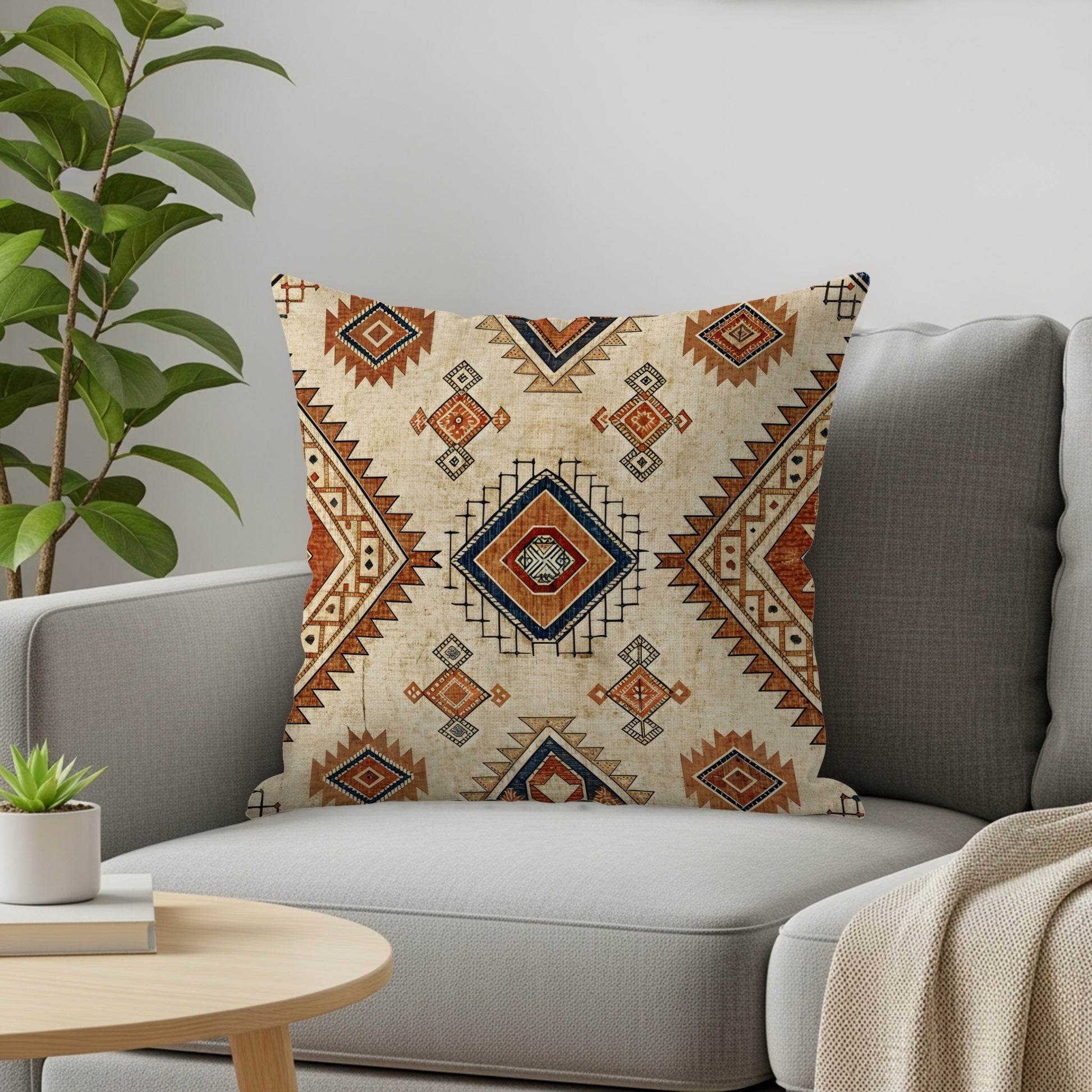 Southwestern Geometric Pattern Decorative Pillow product