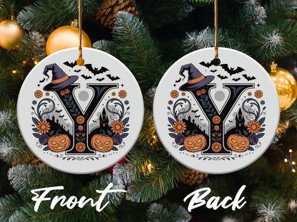 Halloween Pumpkin Witch Hat Ornament product type