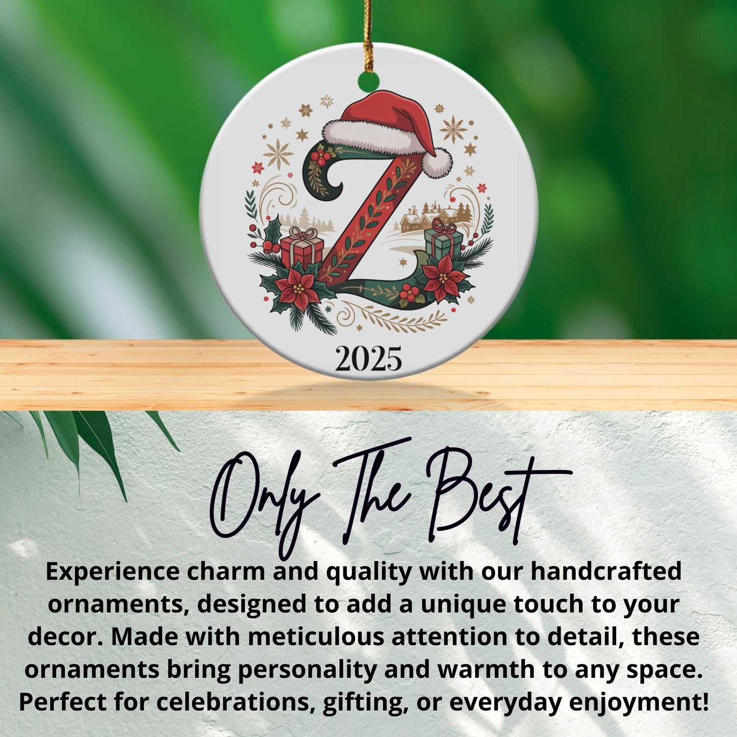 2025 Festive Santa Hat Christmas Ornament product type
