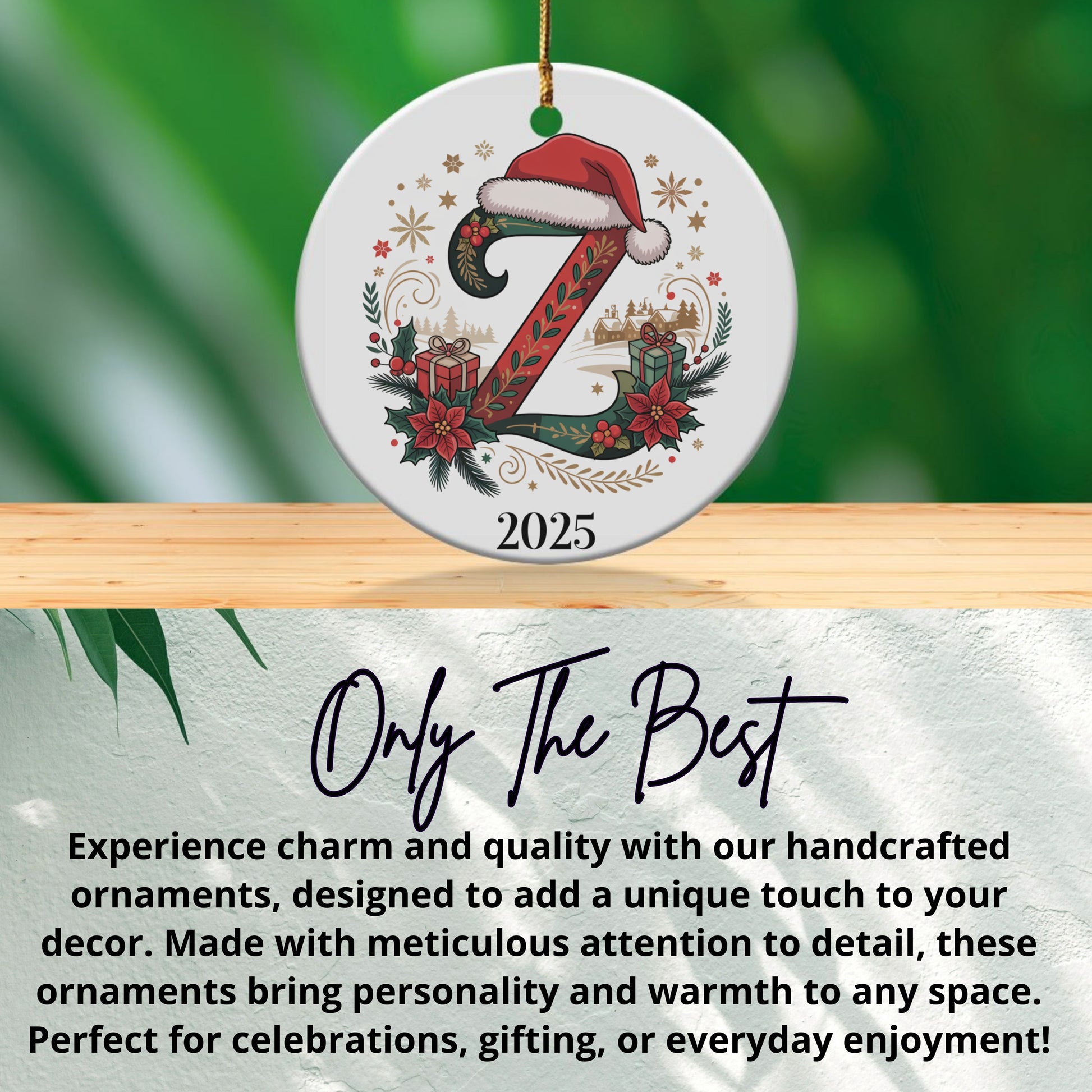 2025 Festive Santa Hat Christmas Ornament product type