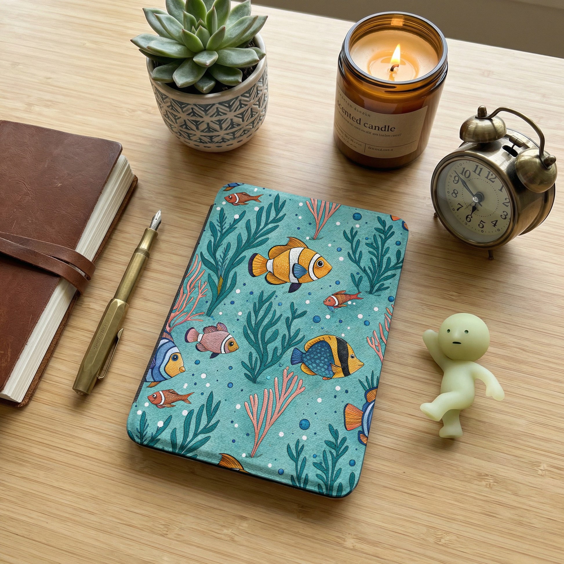 Ocean Fish Design Decorative Notebook Cover