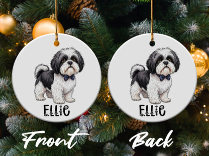 Personalized Shih Tzu Dog Christmas Ornament product