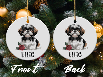 Personalized Dog Christmas Ornament Unique Holiday product