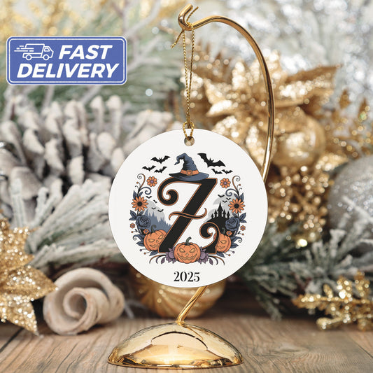 Personalized Halloween Themed 2025 Ornament product