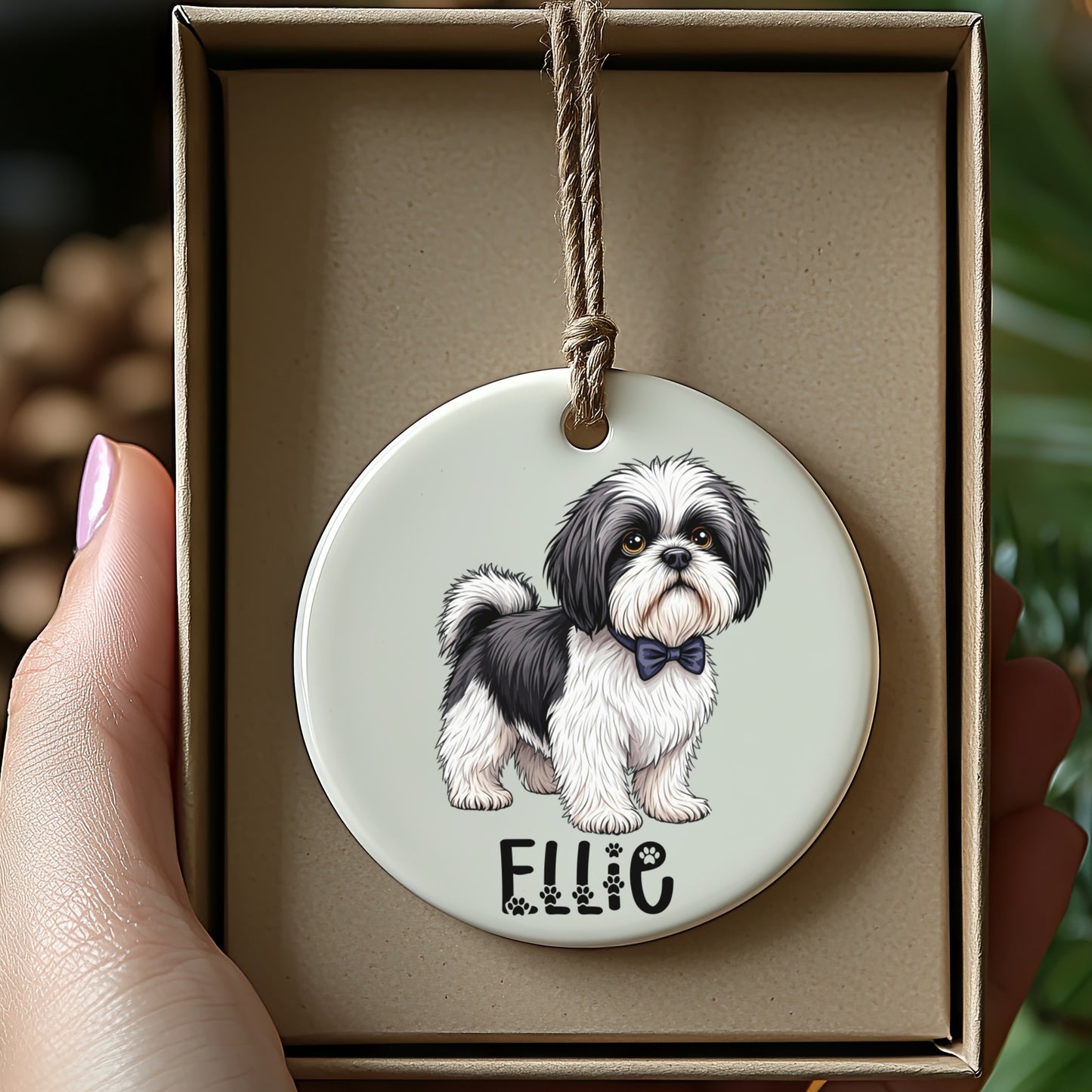 Customized Handcrafted Dog Breed Ornament product