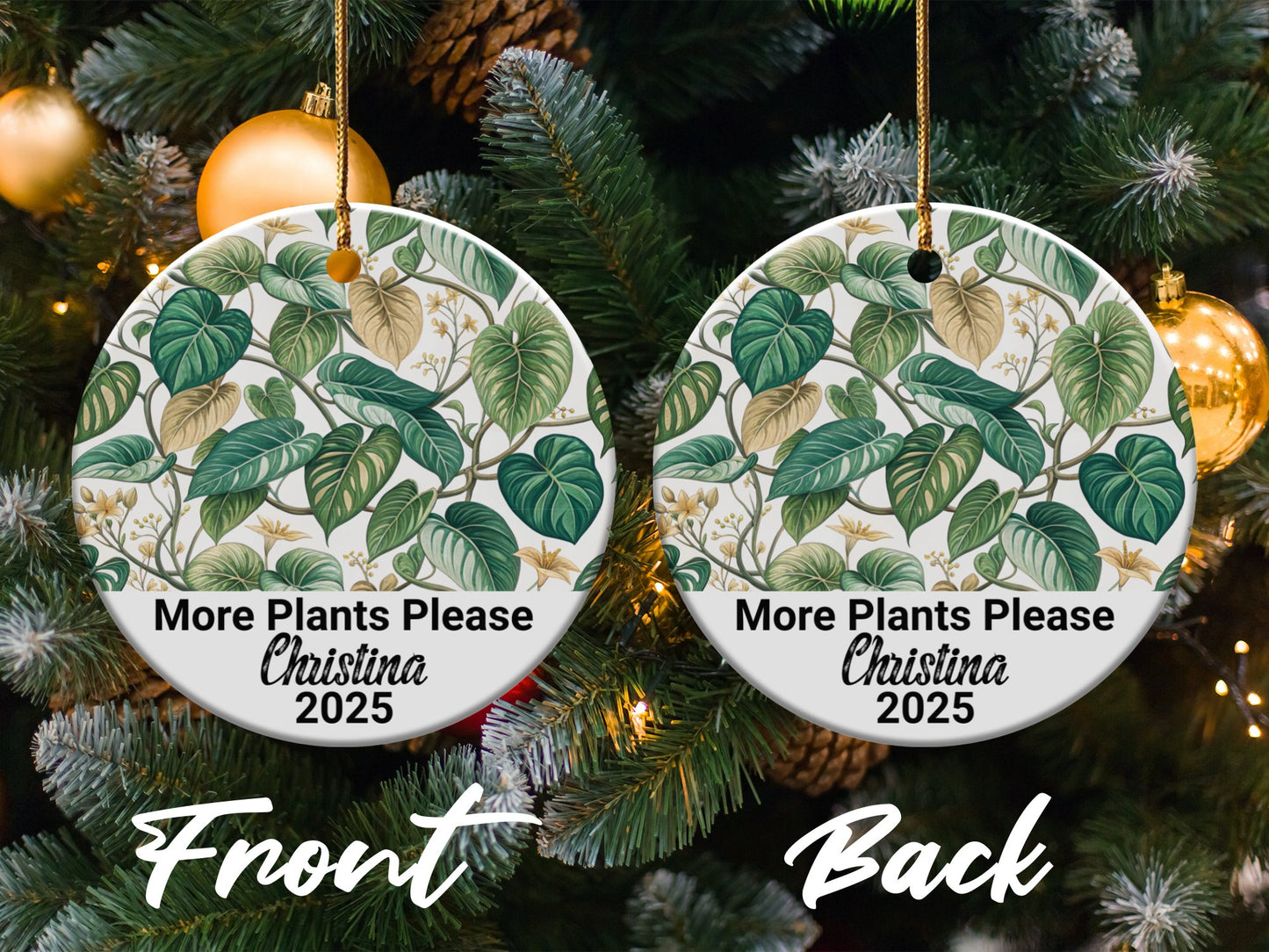 More Plants Please Custom 2025 Ornament product