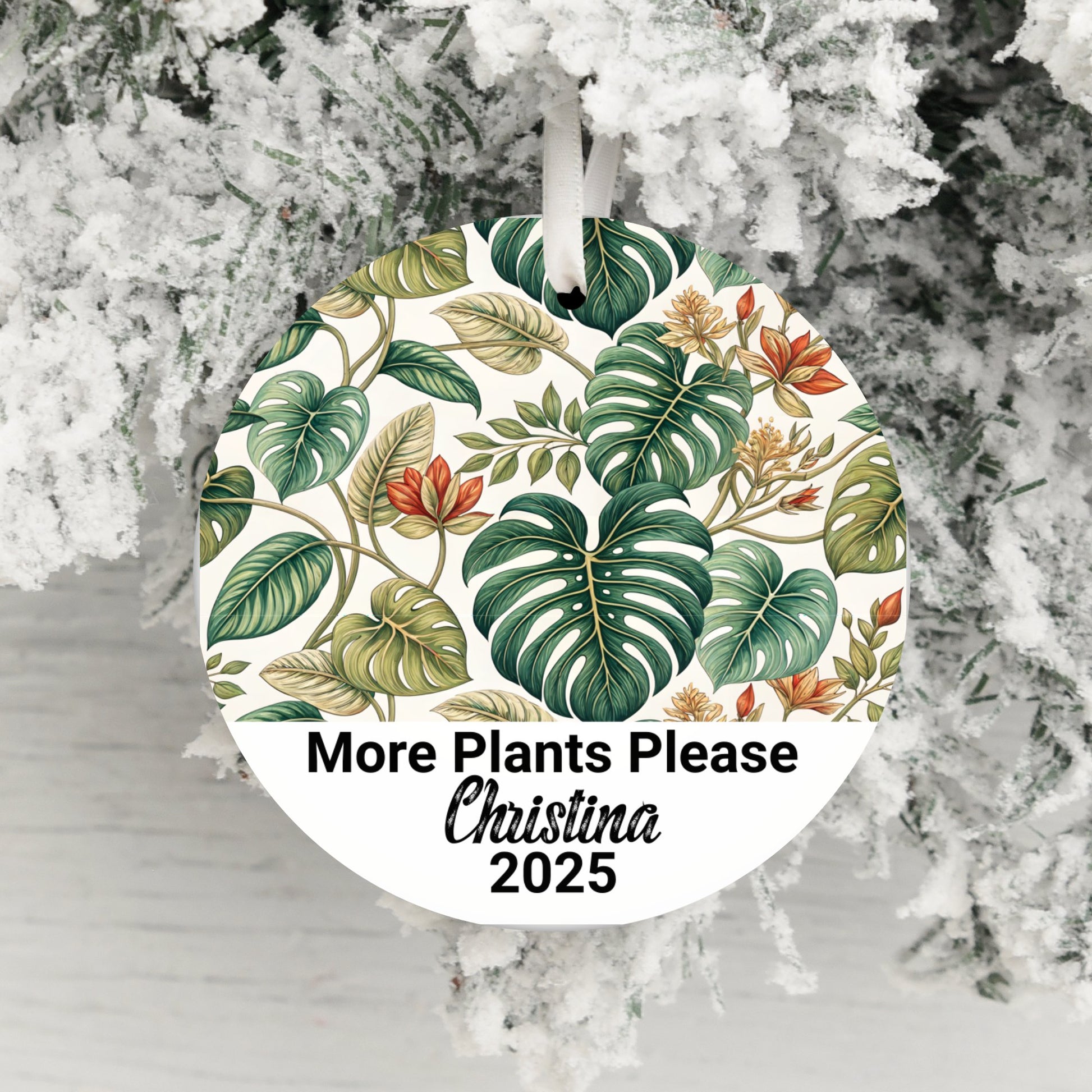 More Plants Please Custom Ornament product