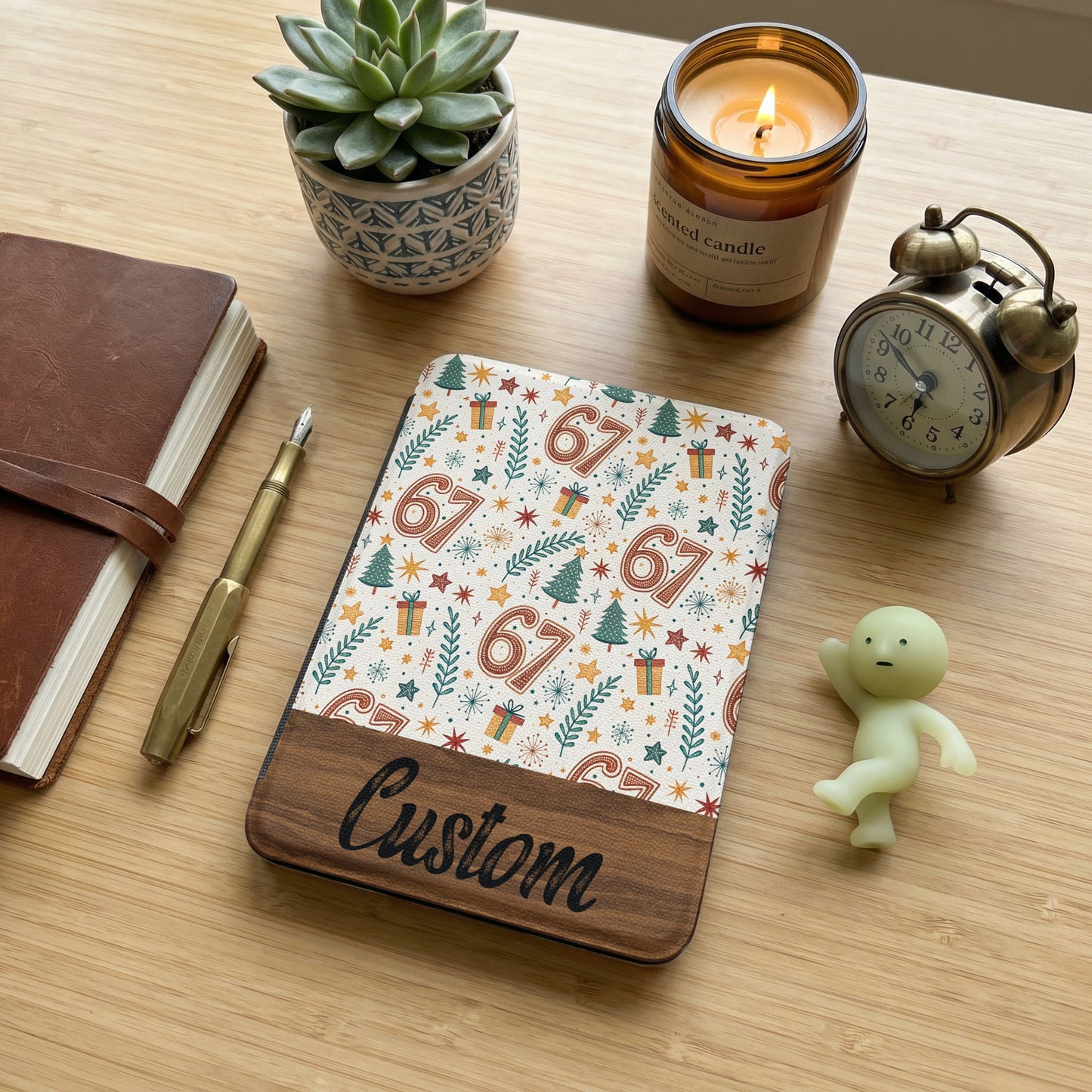 Custom 67 Christmas Design Decorative Notebook