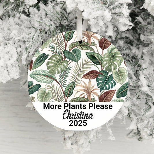 More Plants Please Christina 2025 ornament product type