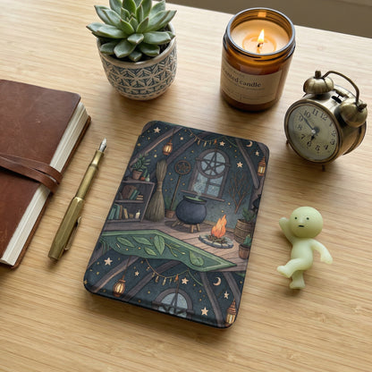 Enchanting Witch's Hut Design Hardcover Journal