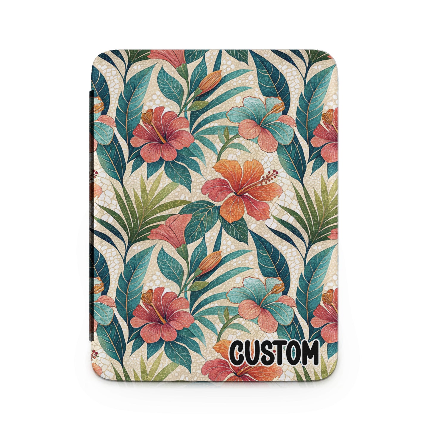 Custom Tropical Floral Design Blanket Pattern