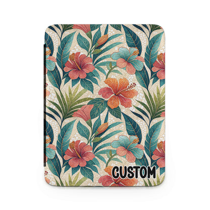 Custom Tropical Floral Design Blanket Pattern
